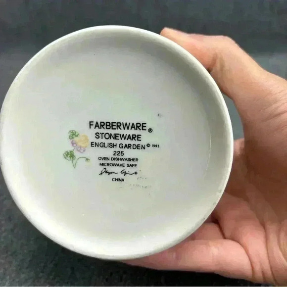 Vintage Farberware English Garden 225 Sugar Bowl - Picture 7 of 7